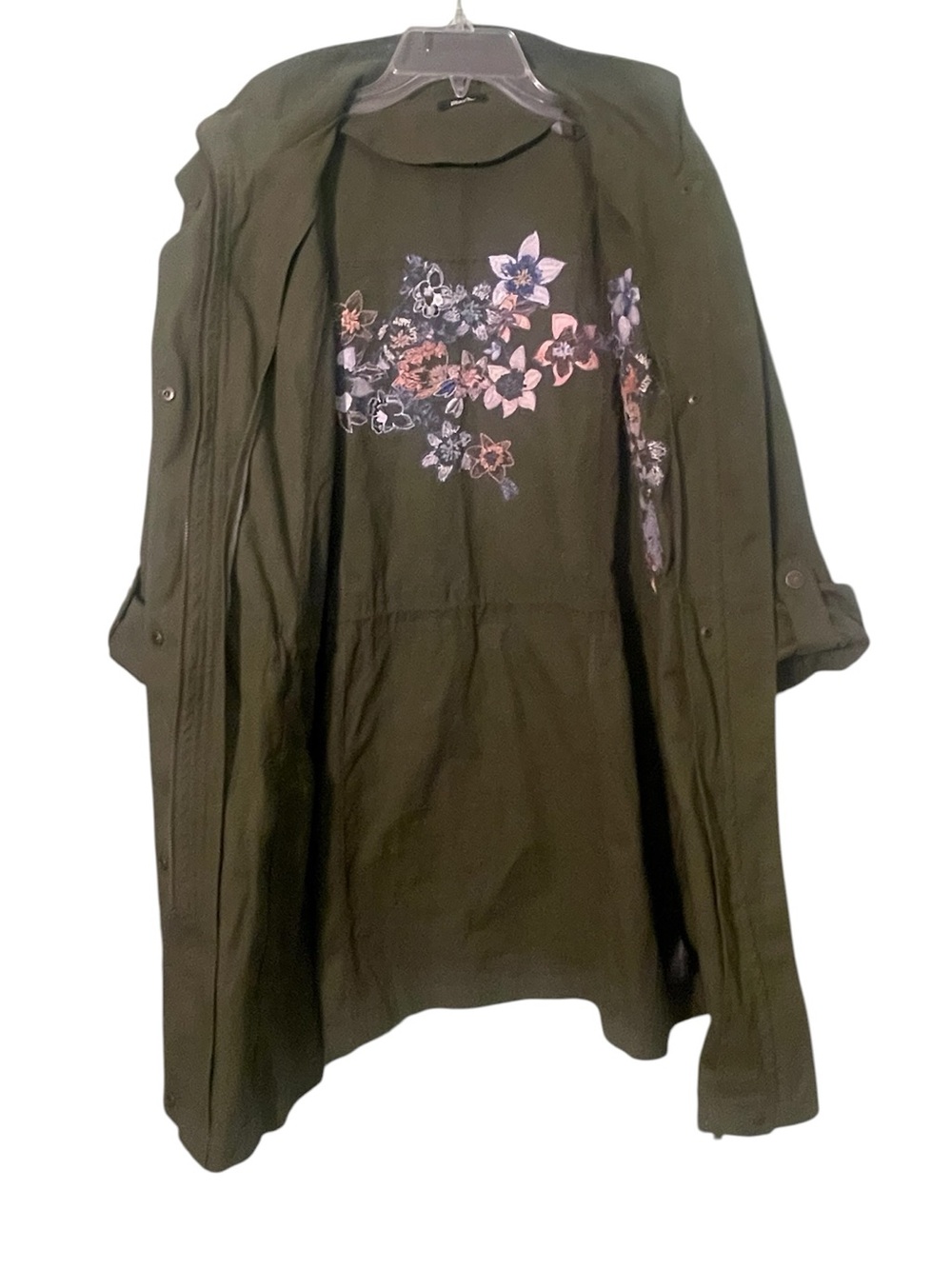 Mark by Avon floral embroidered military style jacket. Size XL GUC - Picture 5 of 11